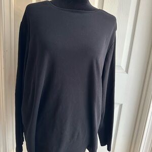 Chico's Elegant Black Cotton Tee